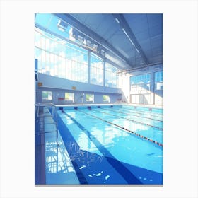 Swimming Pool Canvas Print