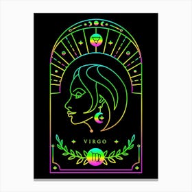 Astrology Virgo Zodiac Canvas Print