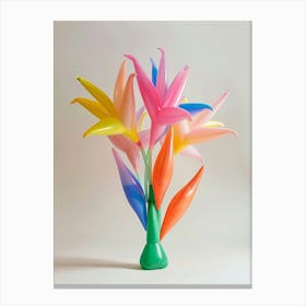 Dreamy Inflatable Flowers Bird Of Paradise 1 Canvas Print