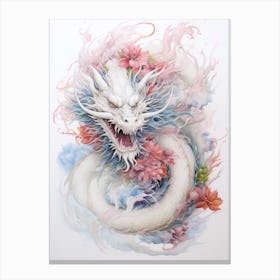 Dragon Close Up Traditional Chinese Style 9 Canvas Print