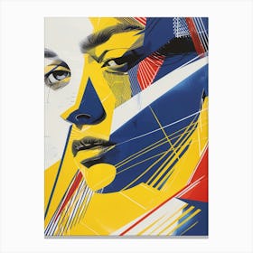 'The Face Of A Woman' 6 Canvas Print