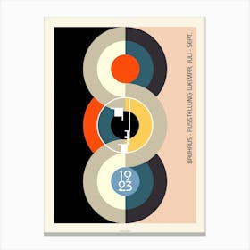 BAUHAUS | LOGO CIRCLES Canvas Print