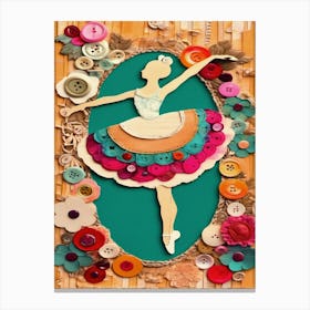 Swanlike Ballerina 1 Canvas Print