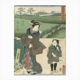 Kunisada By Utagawa Hiroshige Canvas Print