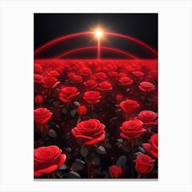 Red Roses 8 Canvas Print