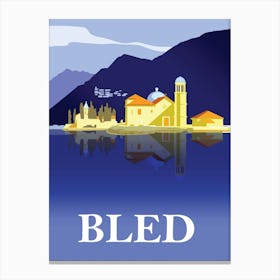 Bled, the Lake and the Island, Slovenia Canvas Print