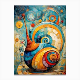 Snail Painting 1 Canvas Print