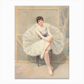The Belle Of The Ballet; Julius Mendes Canvas Print