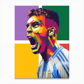 lautaro martinez Canvas Print