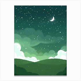 Night Sky 1 Canvas Print