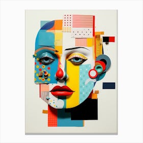 Collage Art Canvas Print