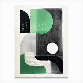 Abstract Odyssey; Risograph Vintage Journey Canvas Print