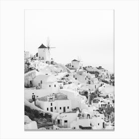 Santorini Greece Cityscape Canvas Print