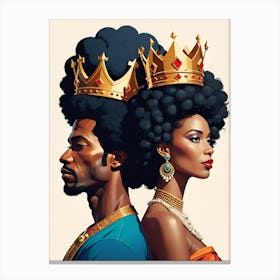 King And Queen Canvas Print