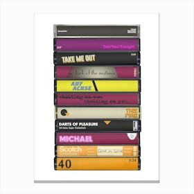 Franz Ferdinand - Cassette Print Canvas Print