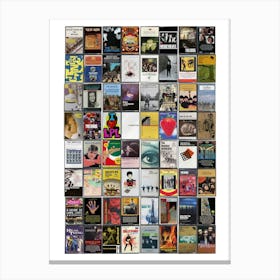 Liverpool Music Print - Retro Cassette Covers Canvas Print