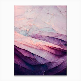 Purple Layers Canvas Print