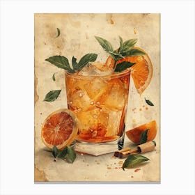 Aperol Spritz Art Print 398 Canvas Print