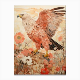 Hawk 1 Detailed Bird Painting Canvas Print