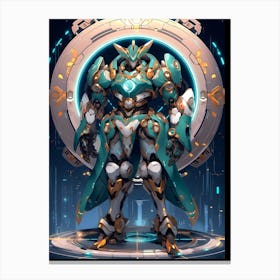 Overwatch Gundam Suit Canvas Print