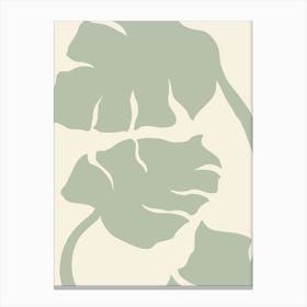 Green Leaf Art Poster_2456421 Canvas Print