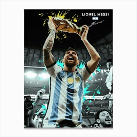 Lionel Messi Argentina 2 Canvas Print