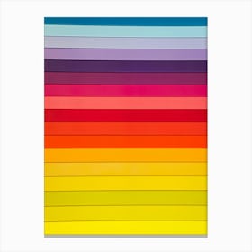 Rainbow Stripes Canvas Print