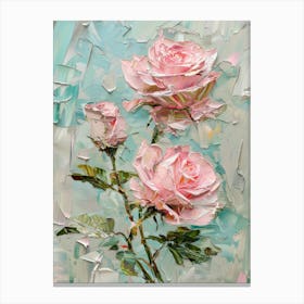 Pink Roses 15 Canvas Print