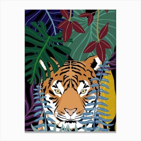 Hiding Tiger Canvas Print
