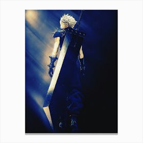 Light Of Heroes – Cloud Strife – Final Fantasy Vii  Canvas Print