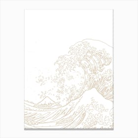 Great Wave Off Kanagawa 6 Canvas Print