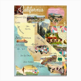 California Canvas Print