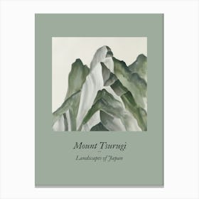 Landscapes Of Japan Mount Tsurugi 74 Canvas Print