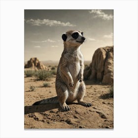 Meerkat 21 Canvas Print