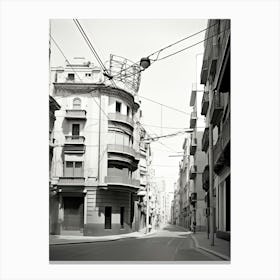 Valencia, Spain, Photography In Black And White 4 Canvas Print