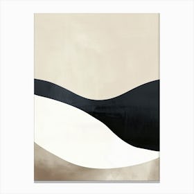 Sandstorm Flow Minimalist Style Canvas Print