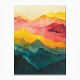 Mountain Ranges 2 Canvas Print