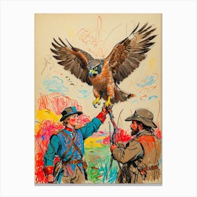 Hawk And Arrow Canvas Print