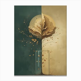 Tree In A Vase Canvas Print