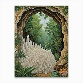 Cave Of Crystals Canvas Print