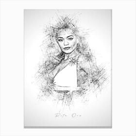 Rita Ora Canvas Print