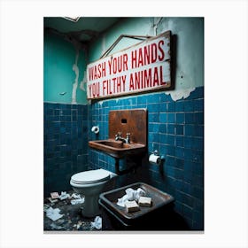 Dirty Animal Canvas Print