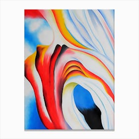 Georgia O'Keeffe - Music Pink and Blue, No.2 Canvas Print