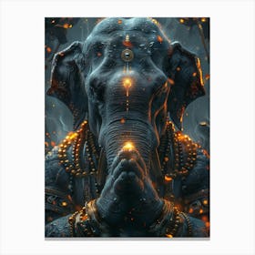 Hindu Elephant Canvas Print