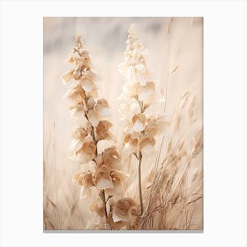 Boho Dried Flowers Delphinium 2 Canvas Print