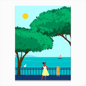 French Riviera Canvas Print