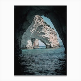 Ocean Caves Canvas Print