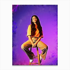 Selena Gomez 4 Canvas Print