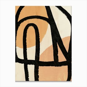 Abstract Neutral Art 4 Canvas Print