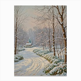 Winter's Embrace Canvas Print